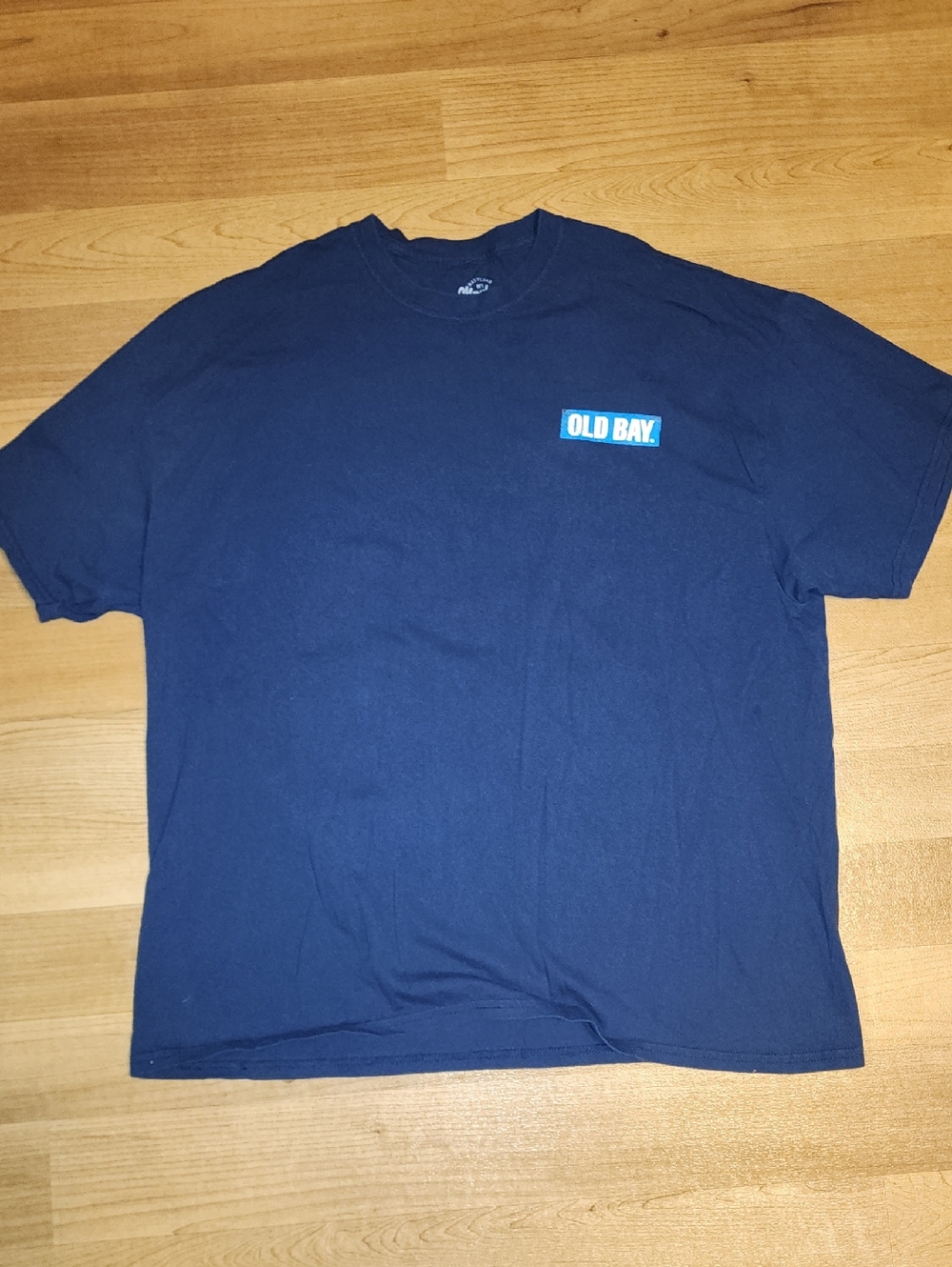 Navy Old Bay Short Sleeve Logo Tee for Men
